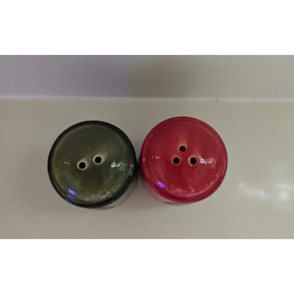 Ceramic Woodland‎ Lodge Salt And Pepper Shaker Set New With Tag